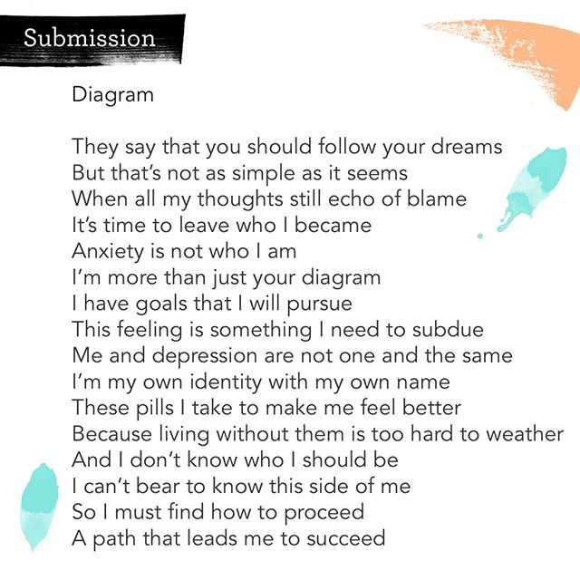 Submitted by Karissa Urban
@karissadollurban 
https://karissadollurban.wordpress.com/

SUBMIT YOUR ART AND WRITING TO THIS FEED USING THE LINK IN BIO.☝ Express yourself and what you are struggling with. Know that by sharing yourself, you will be maki