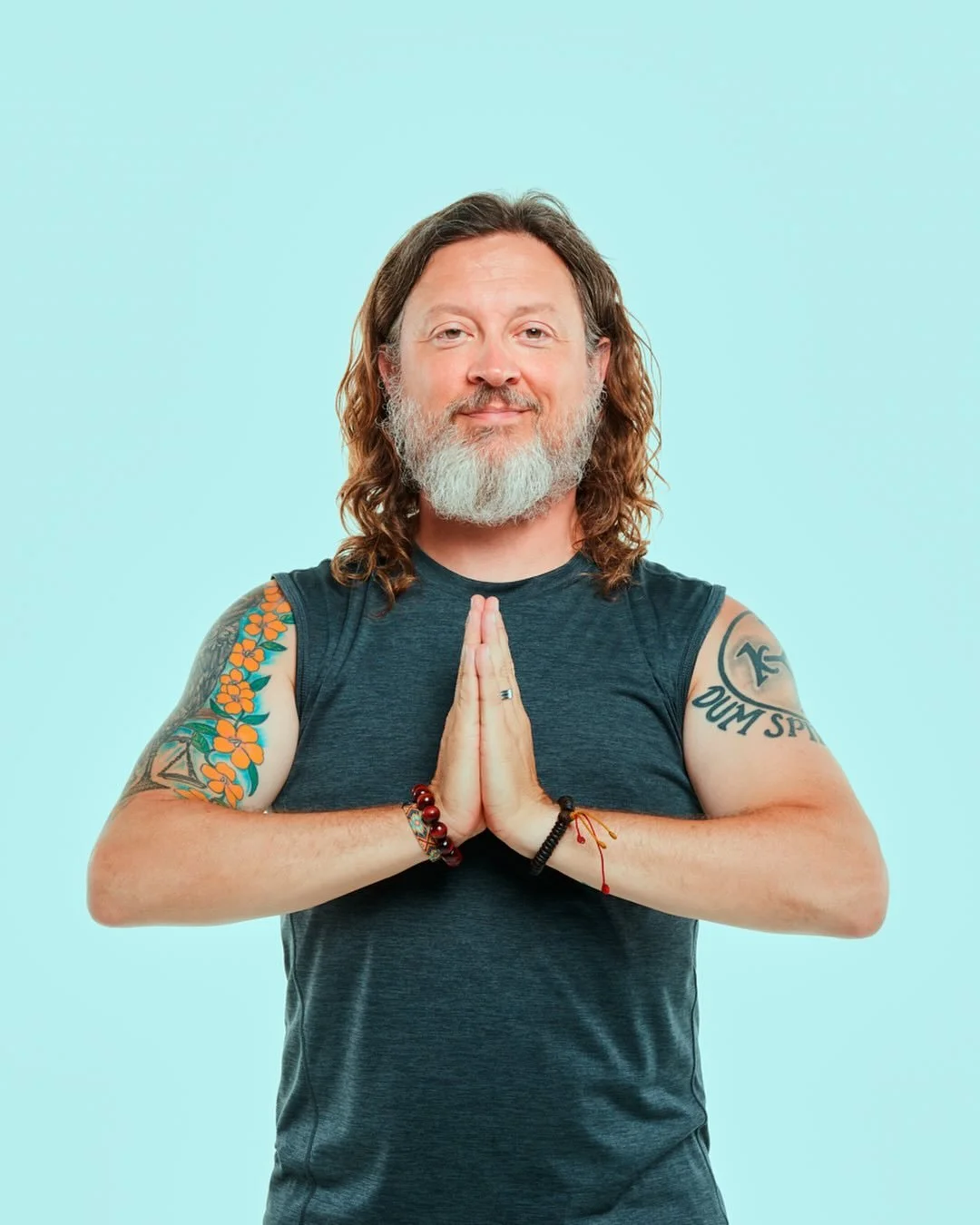 Meet Adam!  You can catch him weekday evenings teaching at MYBO!
A little about him:
Adam has been practicing yoga for nearly 15 years, beginning with his first-ever class at Mind Your Body Oasis in 2013, shortly after the studio first opened. He is 