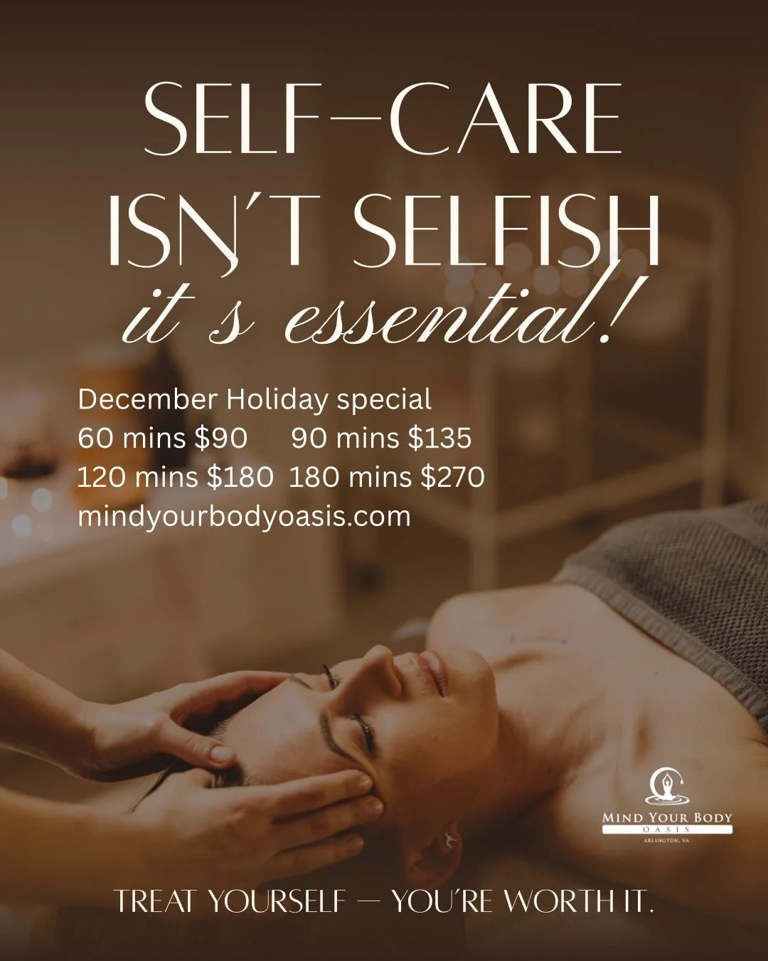 You have all of December to schedule this amazing deal on our website! 
Open house Saturday 12/13/25, 11:30-6! 
Stay for the sound bath 6-7 if your heart is calling for it!