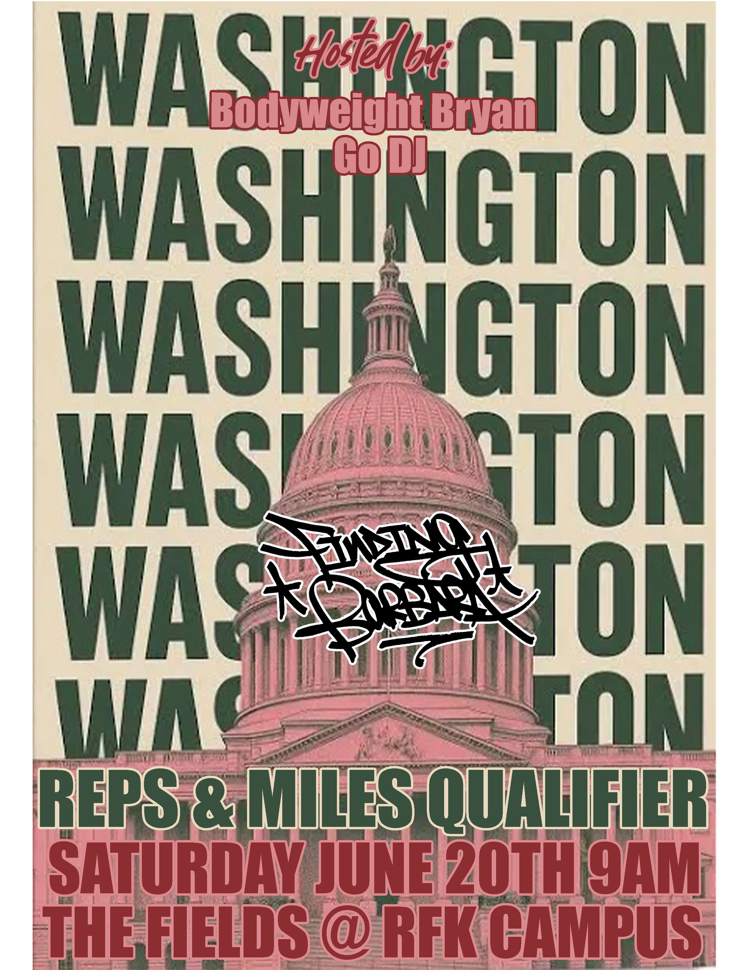 Finding Barbara Reps & Miles Washington 2026 Qualifier Flyer