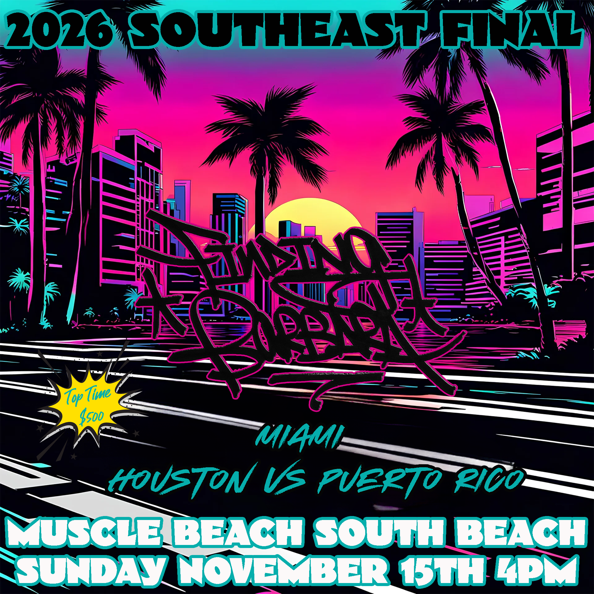 Finding Barbara Reps & Miles 2026 Southeast Finals Flyer