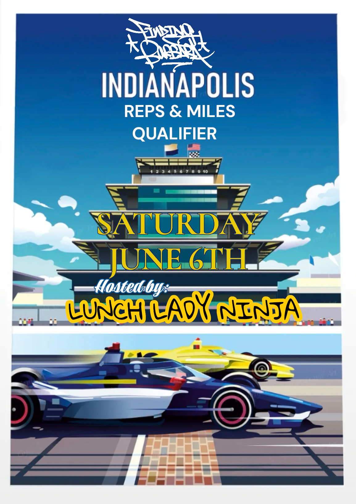 Finding Barbara Reps & Miles 2026 Indiana Qualifier Flyer