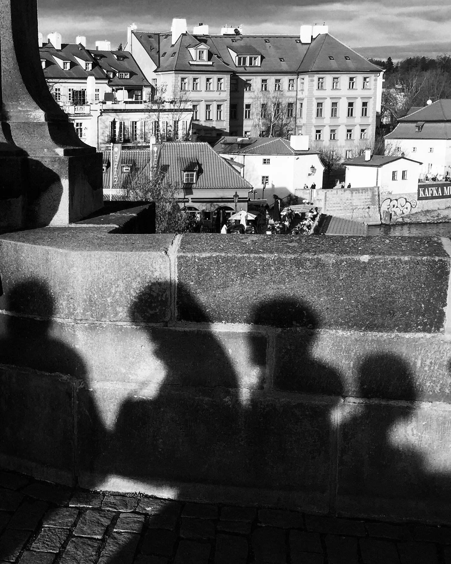 Bustling Shadows (The Charles Bridge), 2016