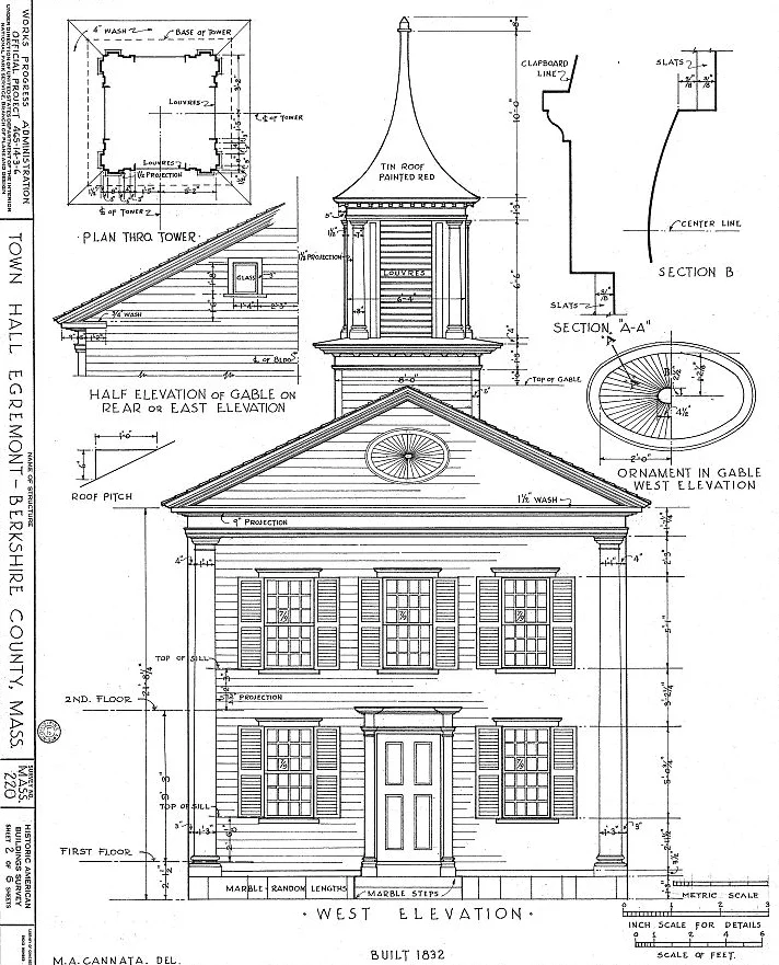 Egremont Academy, Historic American Building Survey, Library of Congress