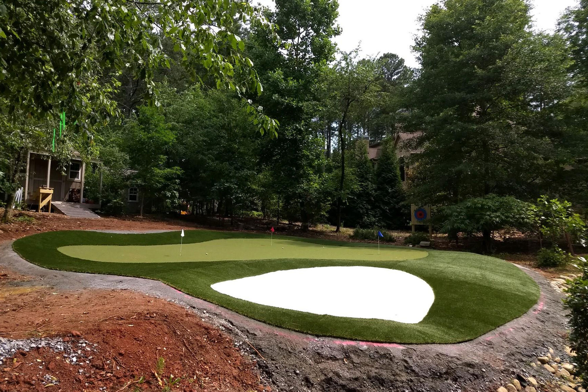Putting Greens Sport Court Installation In North Atlanta Outside Landscape Group