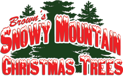 Brown's Snowy Mountain Christmas Trees
