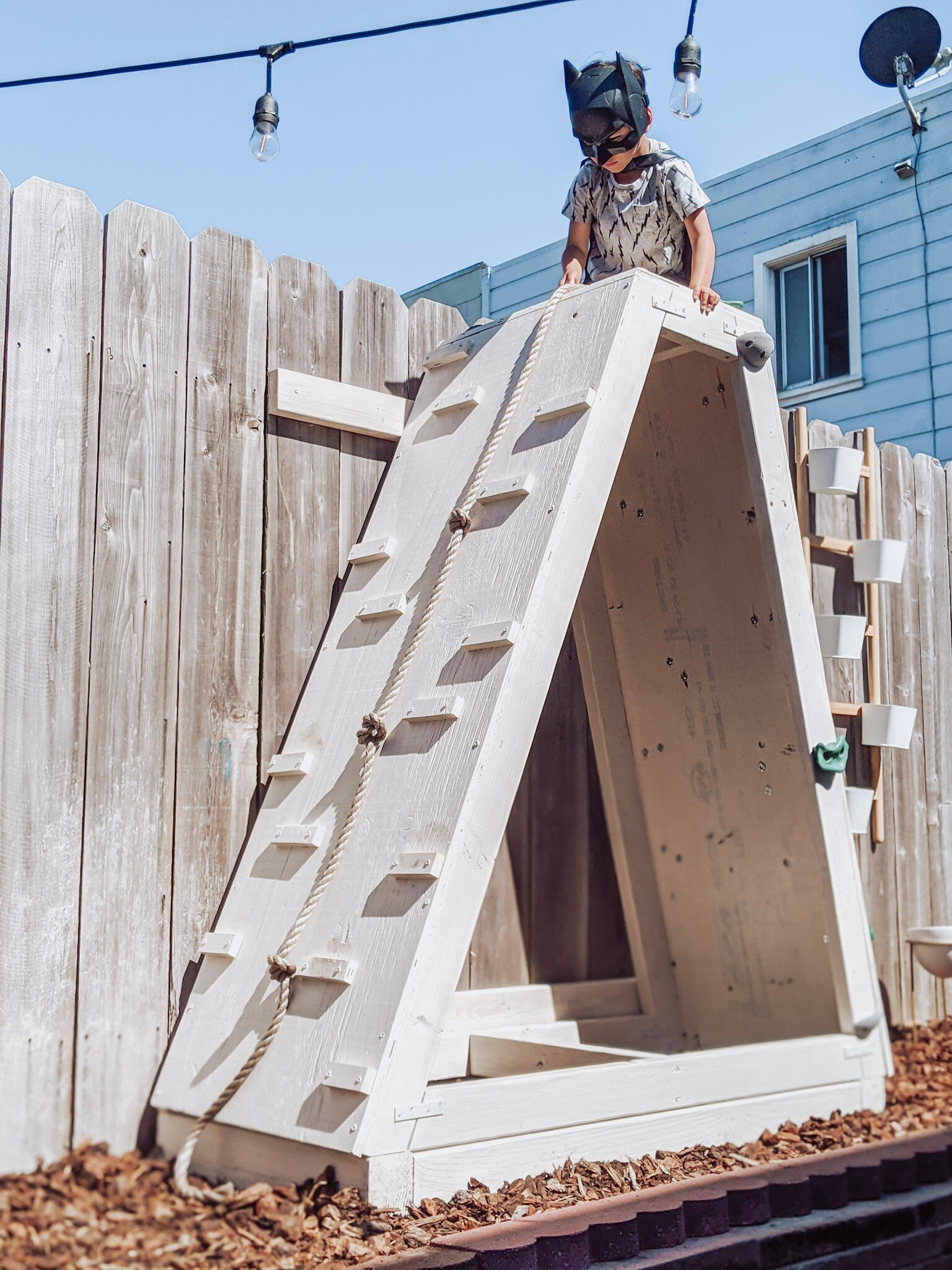 DIY Climbing Structure & Sand Box — beauty and the butch