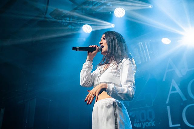 Thank you NYC &amp; @z100newyork !! yesterday was so special 🖤