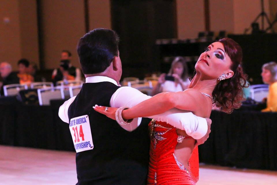With Anthony Rizzuti and Shalene Archer at Heart of America DanceSport Championships..jpg