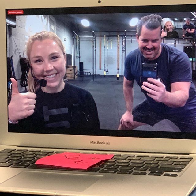 Coach Hillary and I finishing up our virtual &ldquo;Lift&rdquo; workout! Thanks to everyone who joined us.. So much fun!
#perpetualstrength #strengthforlife #everydaystrong #newgymlife #notgettingtoclosetoeachother #virtualworkout #hamdengyms