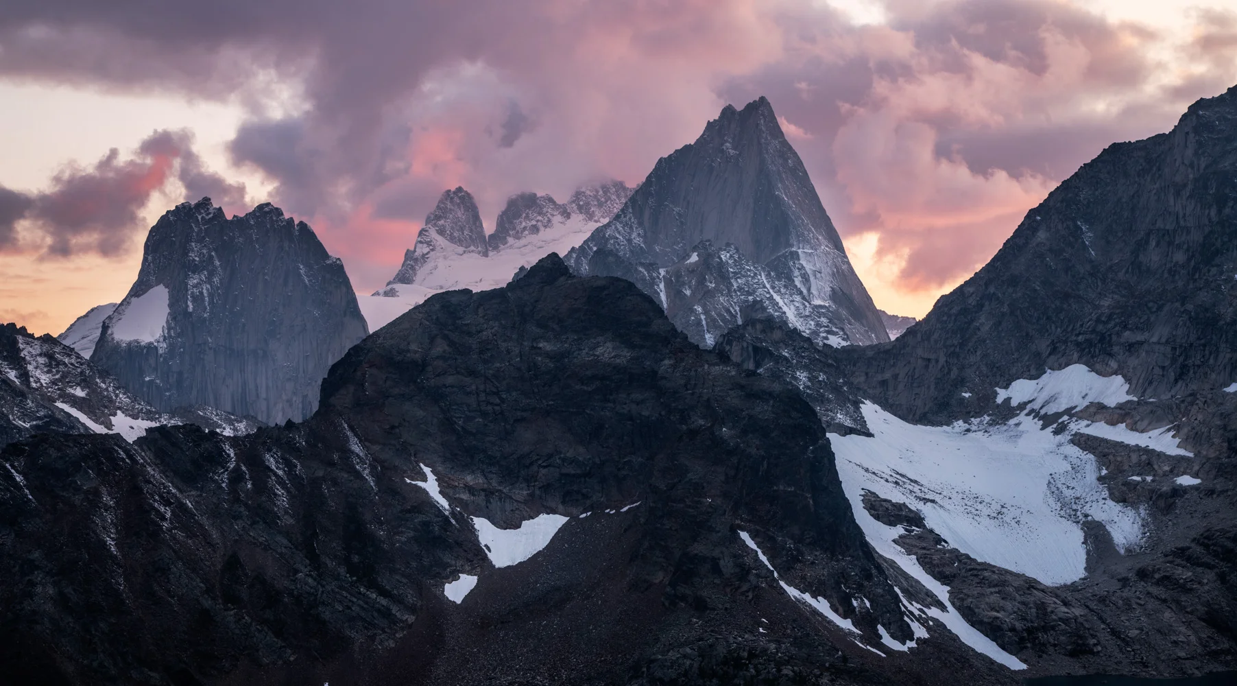 Evening over Bugaboo Spire