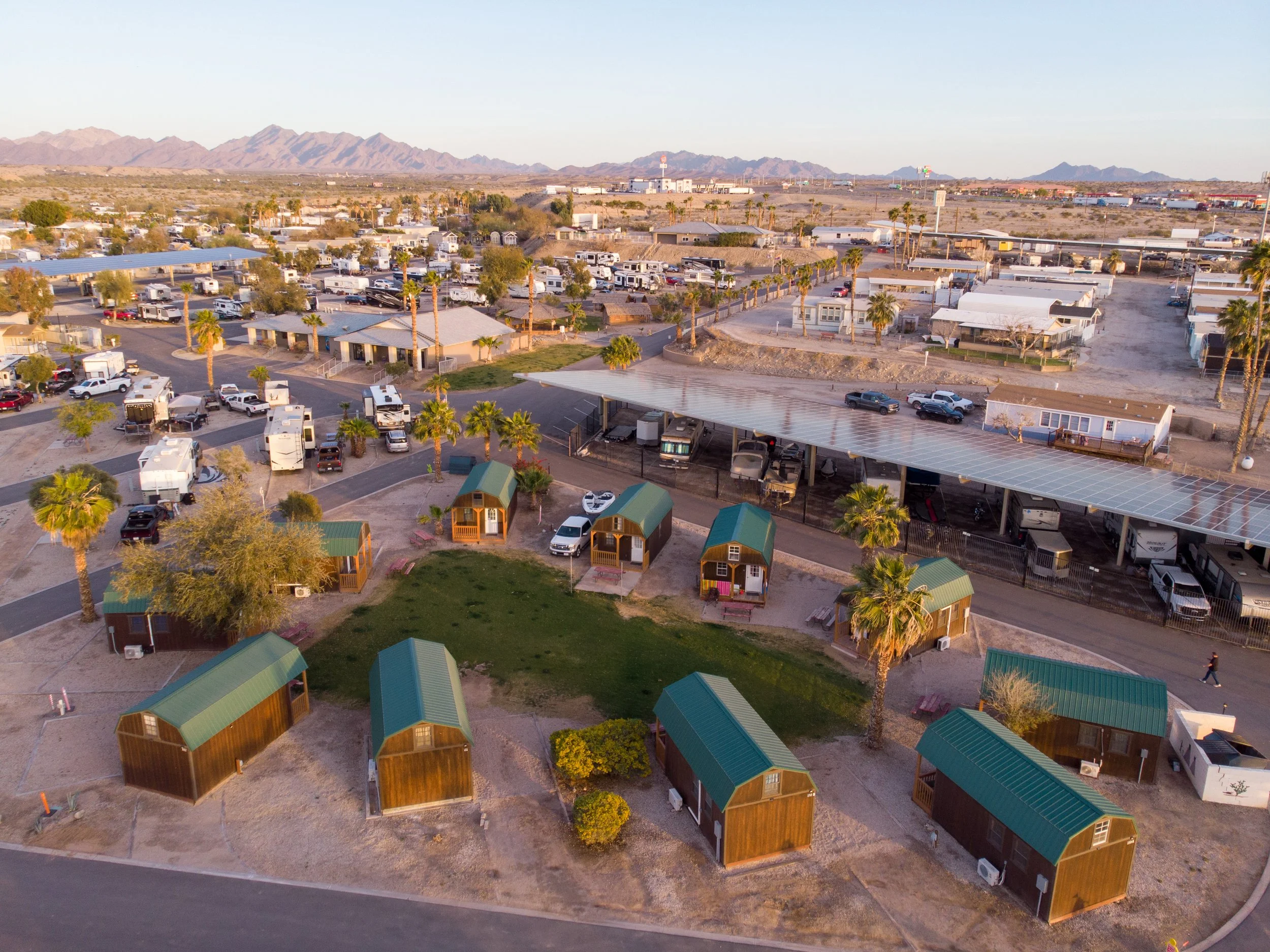 Aerial Photos — Arizona Oasis RV Resort | Colorado River RV Park Blythe, CA