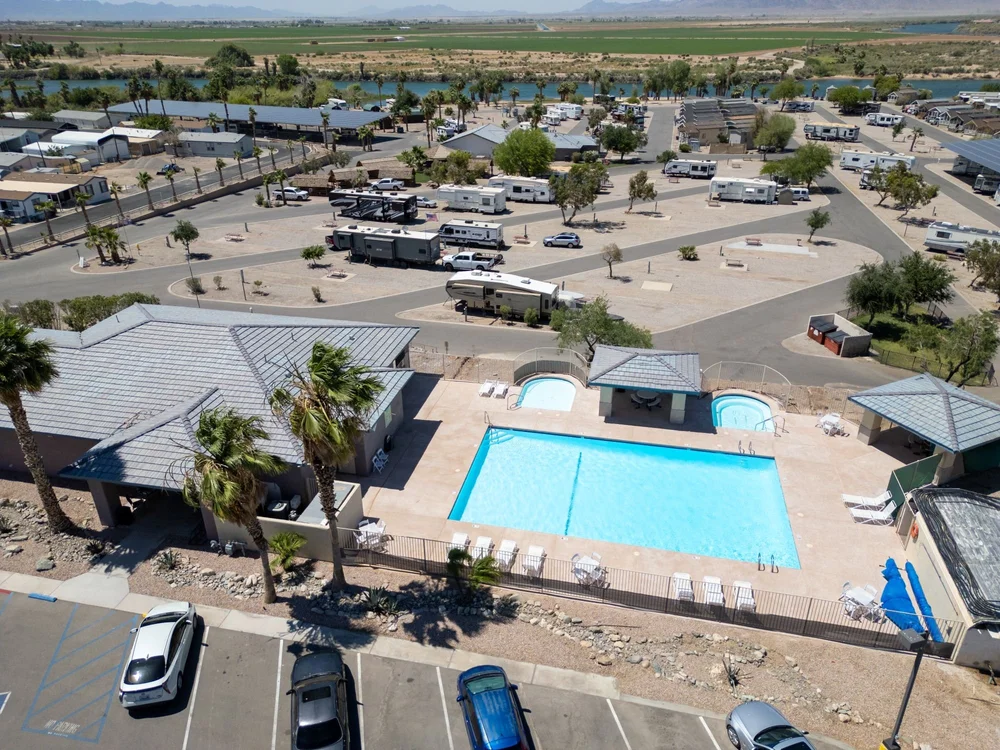 Aerial Photos — Arizona Oasis RV Resort | Colorado River RV Park Blythe, CA