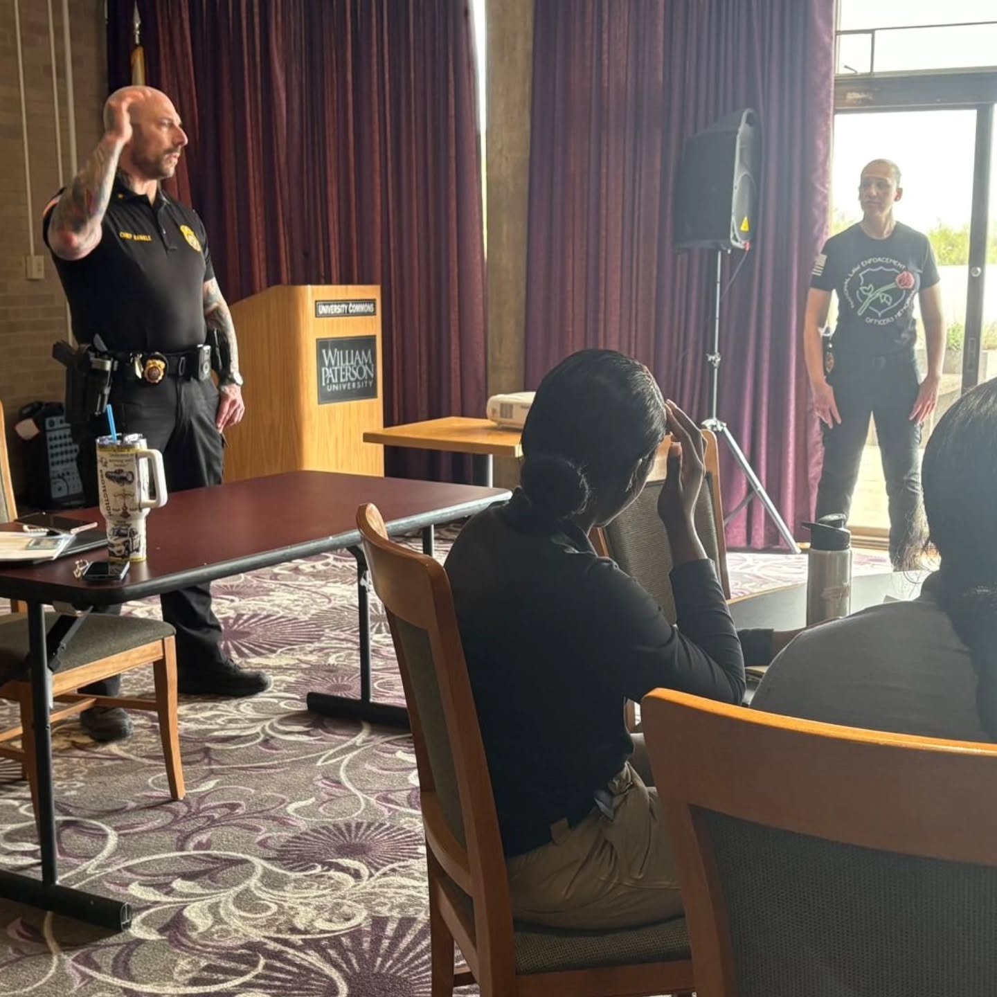 🚔✨ Chief of Police Angelo J. Daniele had the honor of supporting the William Paterson University Police Department's Pre-Police Academy Program by assisting cadets with mock interviews. A special thank you to their awesome Office of Community Polici