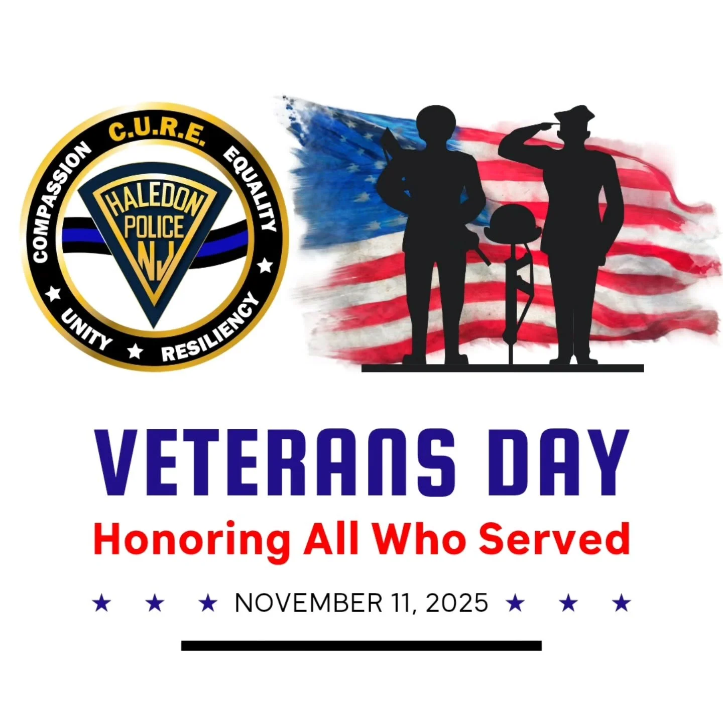 Happy Veterans Day! 

#Haledon #OurCommunity