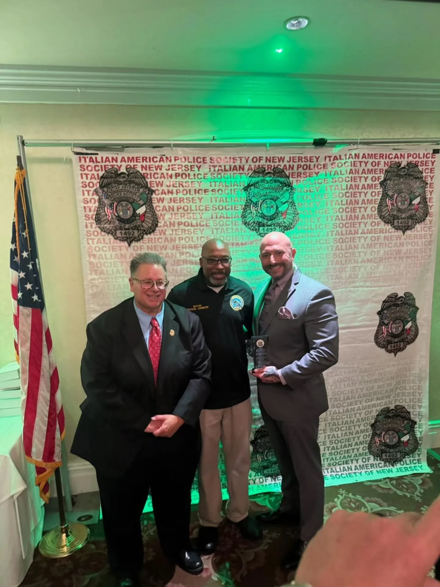 🎉 We proudly salute and congratulate Chief of Police Angelo J. Daniele, who was honored yesterday by the Italian American Police Society of New Jersey! 👮&zwj;♂️👏 

#Haledon #OurCommunity