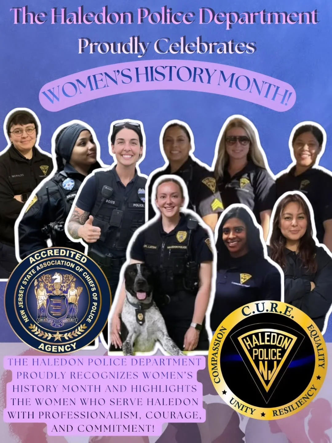 Proudly Celebrating Women's History Month!

#Haledon #OurCommunity #CURE