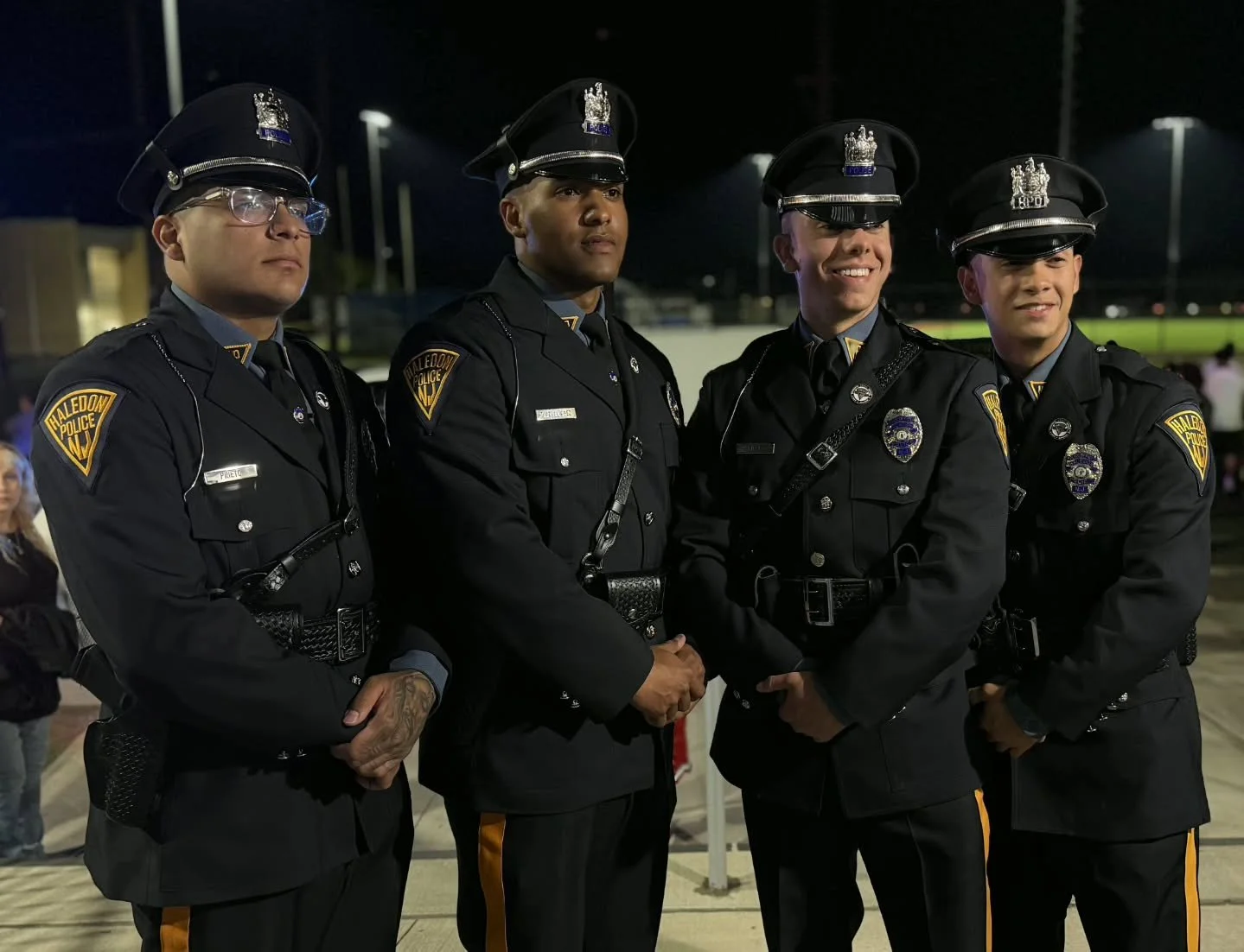 On behalf of Chief of Police Angelo J. Daniele, we are proud to congratulate Haledon&rsquo;s newest full-time police officers, Manuel Diaz, Justyn Vazquez, Enes Rifat, and Jacob Prieto, on their successful graduation from the Robert A. Lyons (Passaic