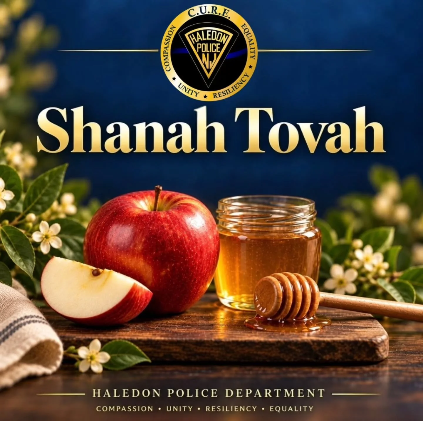 Shanah Tovah! 🍎🍯

To all those observing the High Holy Days, may this sacred season bring peace, reflection, good health, and blessings to you and your families.

#Haledon #OurCommunity #CURE