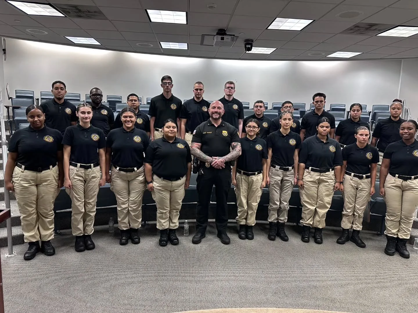 Today, Chief of Police Angelo J. Daniele was honored to address participants in the William Paterson University Police Department&rsquo;s Pre-Police Academy Program about careers in law enforcement, public service, and the responsibilities that come 