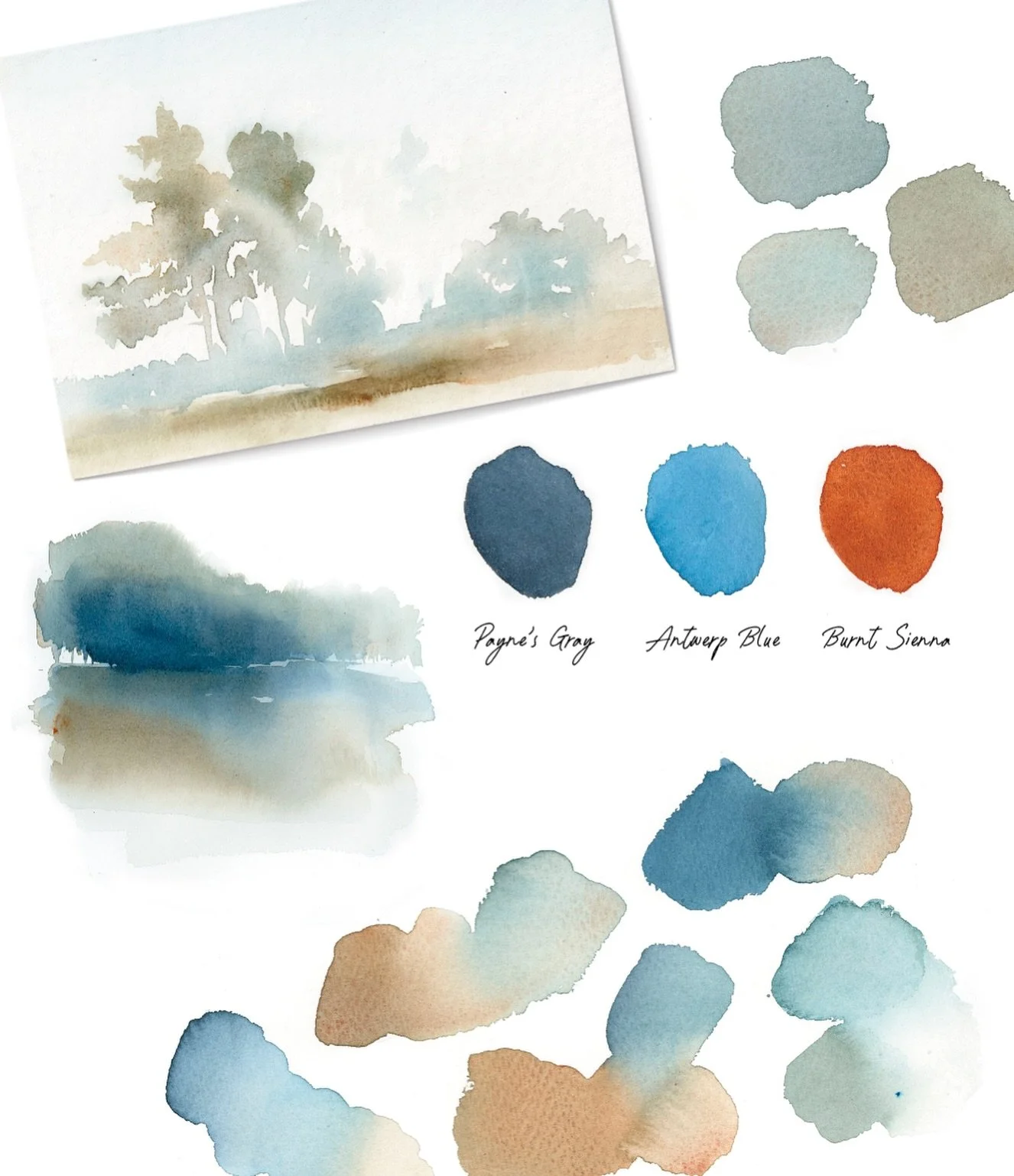 For many years I mixed my colors on the fly, dipping my brush into whatever was closest and hoping for the best. Is it a recommended strategy? Nope, but very much in line with how I approach&hellip;well most things really. 

But last year I started w