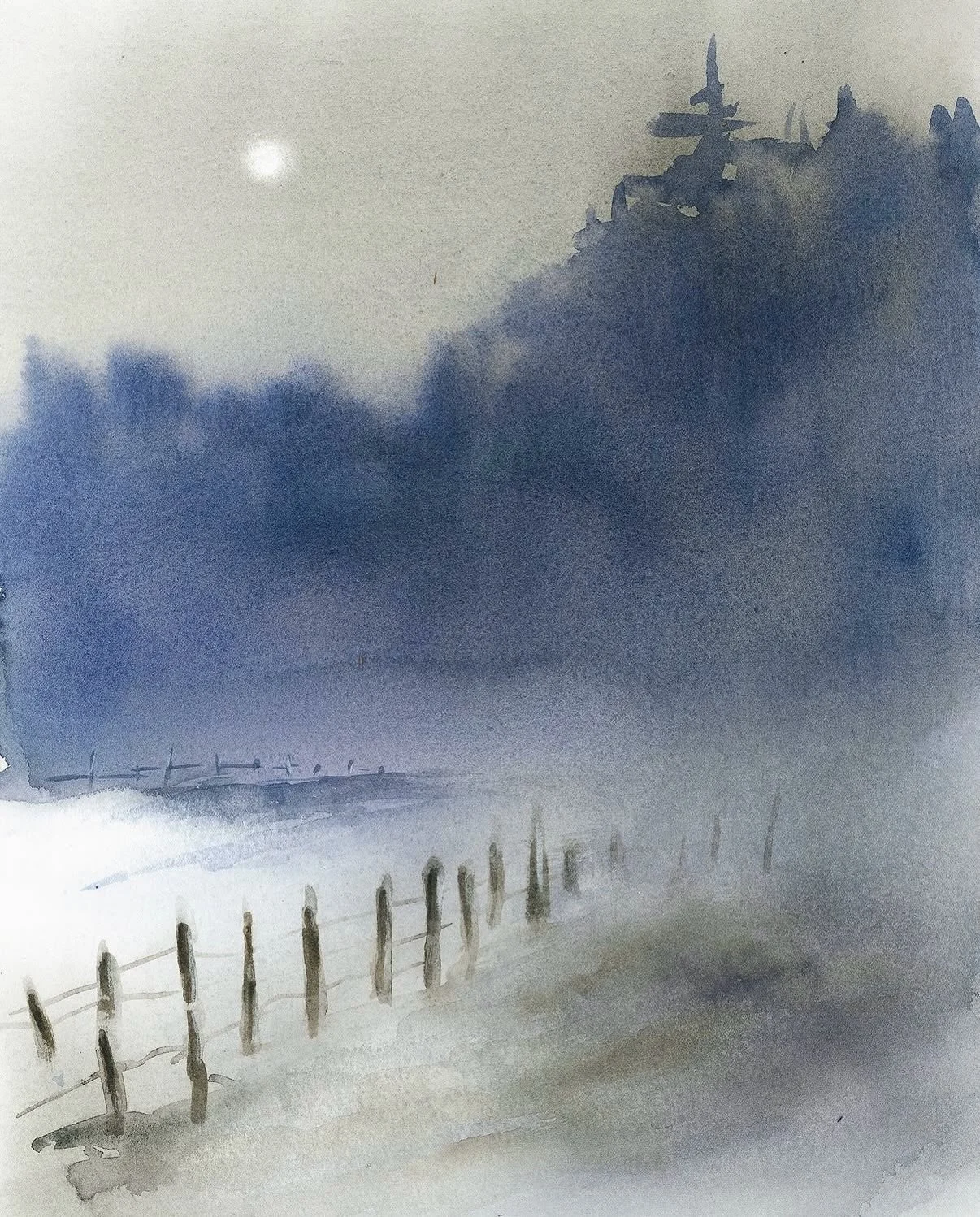 🌓🌕🌙
.
.
.
.
.
.
.
.
#watercolours #moonlight #worksonpaper