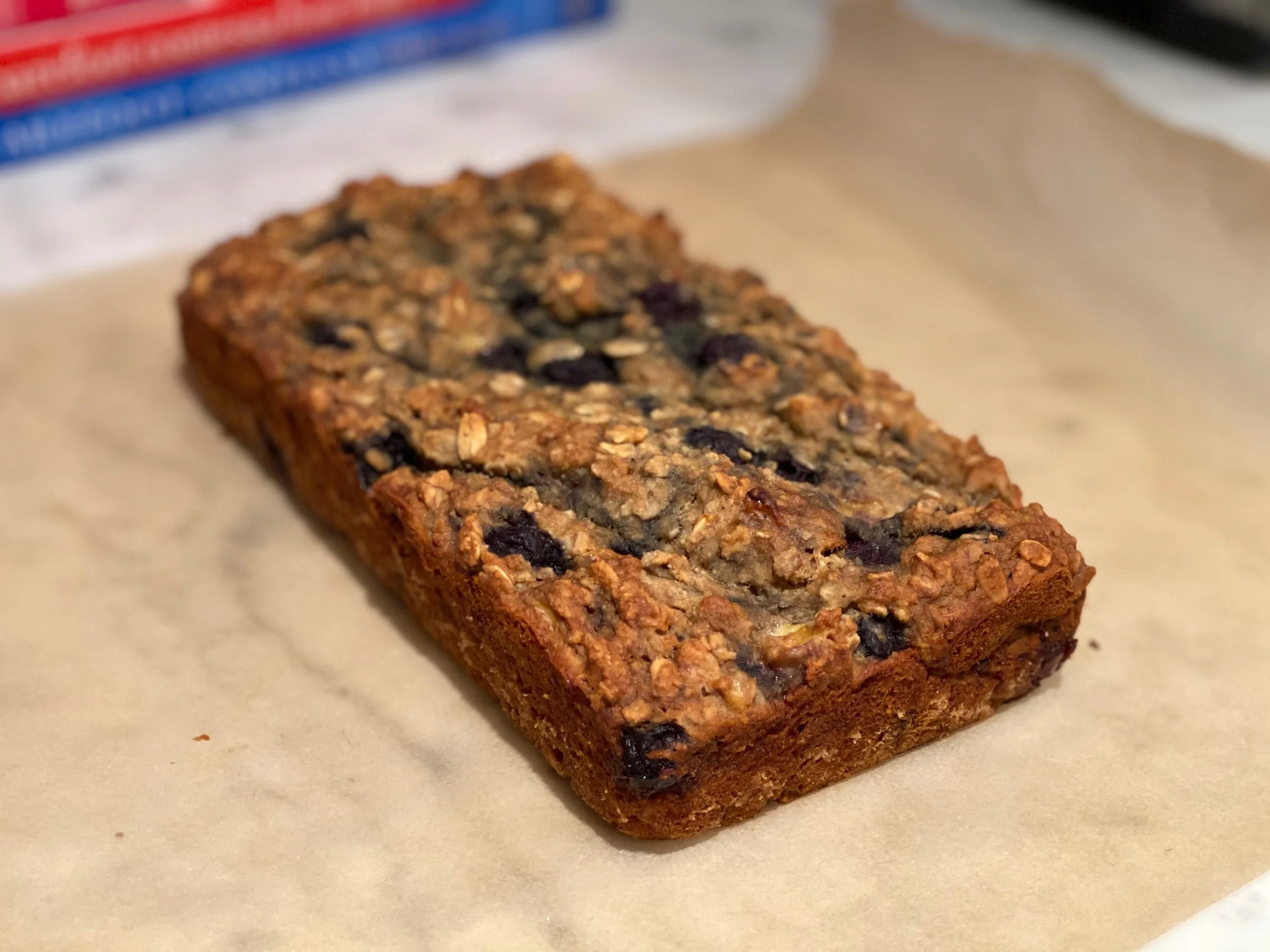 Oatmeal Blueberry Banana Bread