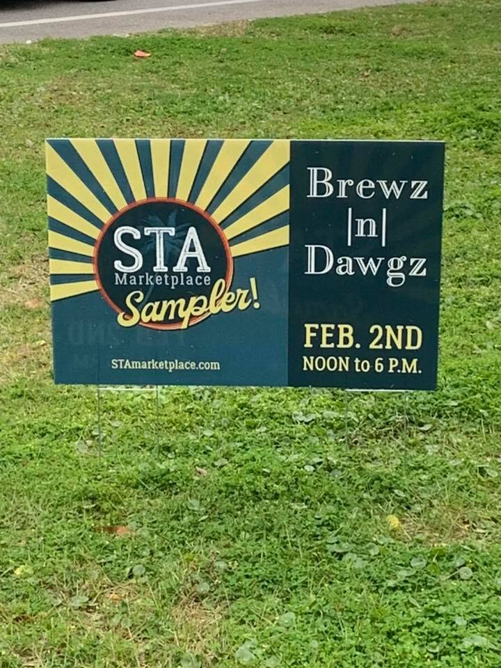 STA Marketplace Sampler Sign