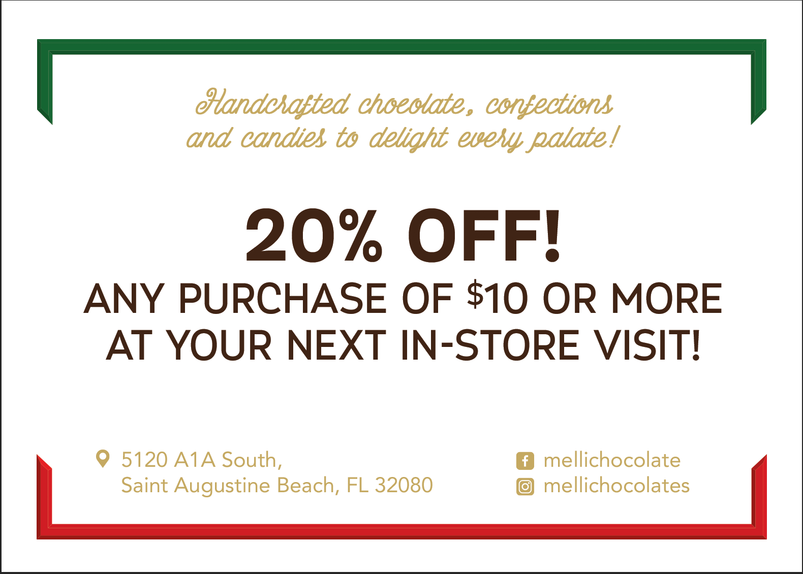 Melli Chocolates Coupon