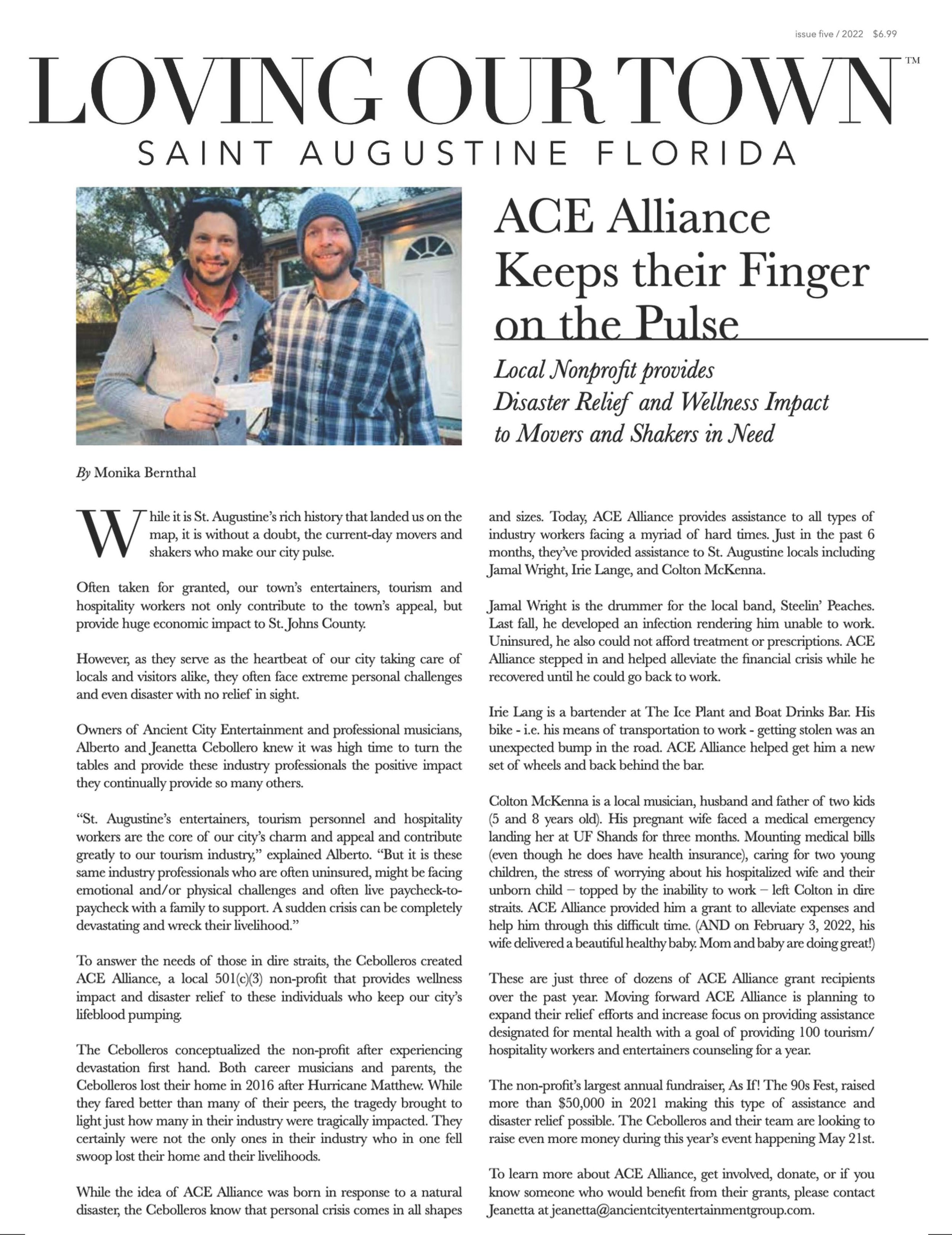 ACE Alliance Article