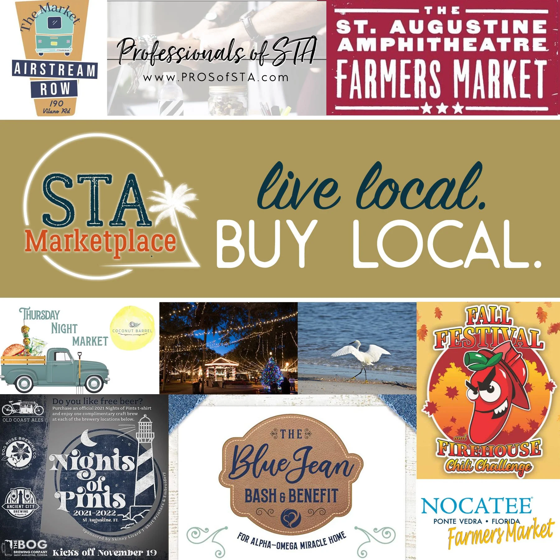 St Augustine Calendar Of Events 2022 Sta Weekend Highlights — Sta Marketplace - Live Local. Buy Local.