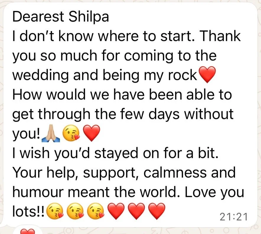 Still taking this in&hellip; 🤍✨

Being part of such a special destination wedding was an absolute honour, but messages like this are everything.

It&rsquo;s never just about the hair.
It&rsquo;s about being there in those once in a lifetime moments&