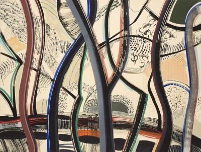 Highgreen Winter 73, acrylic on canvas, 91.4 x 121.9 cm, 2014