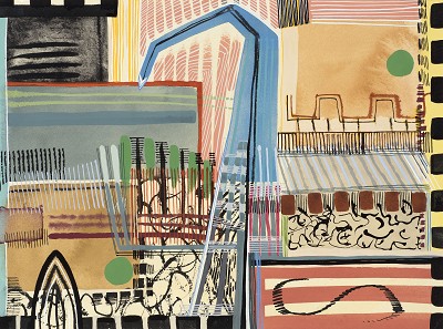 Powerday Melange (7), gouache, 23 x 31cm, 2016 