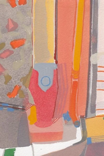 Fire Hydrant (251), gouache, 15 x 10cm, 2013 