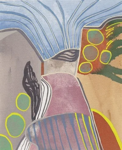 Pathway (272), gouache, 18 x 15 cm, 2013 