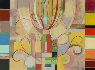 First Response (1), acrylic on canvas, 90cm x 122cm, 2012
