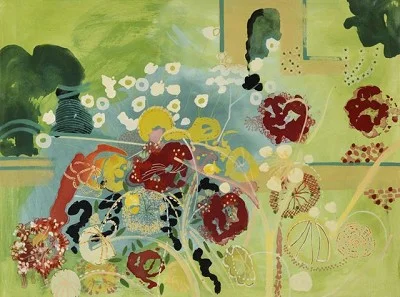 Late Summer Muse, acrylic on canvas, 92 x 122 cm, 2012