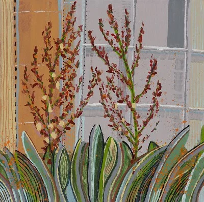 Yucca variegata , acrylic on canvas, 30 x 30 cm, 2012