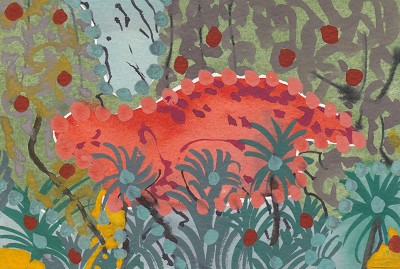 Euphorbia characias and Sorbus sargentiana