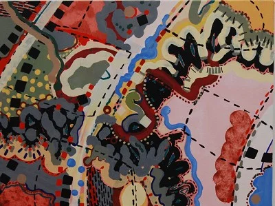 Landscape, acrylic on canvas, 46 x 61 cm, 2010