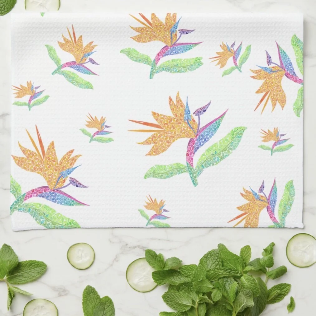 Bird of Paradise Kitchen Towel
