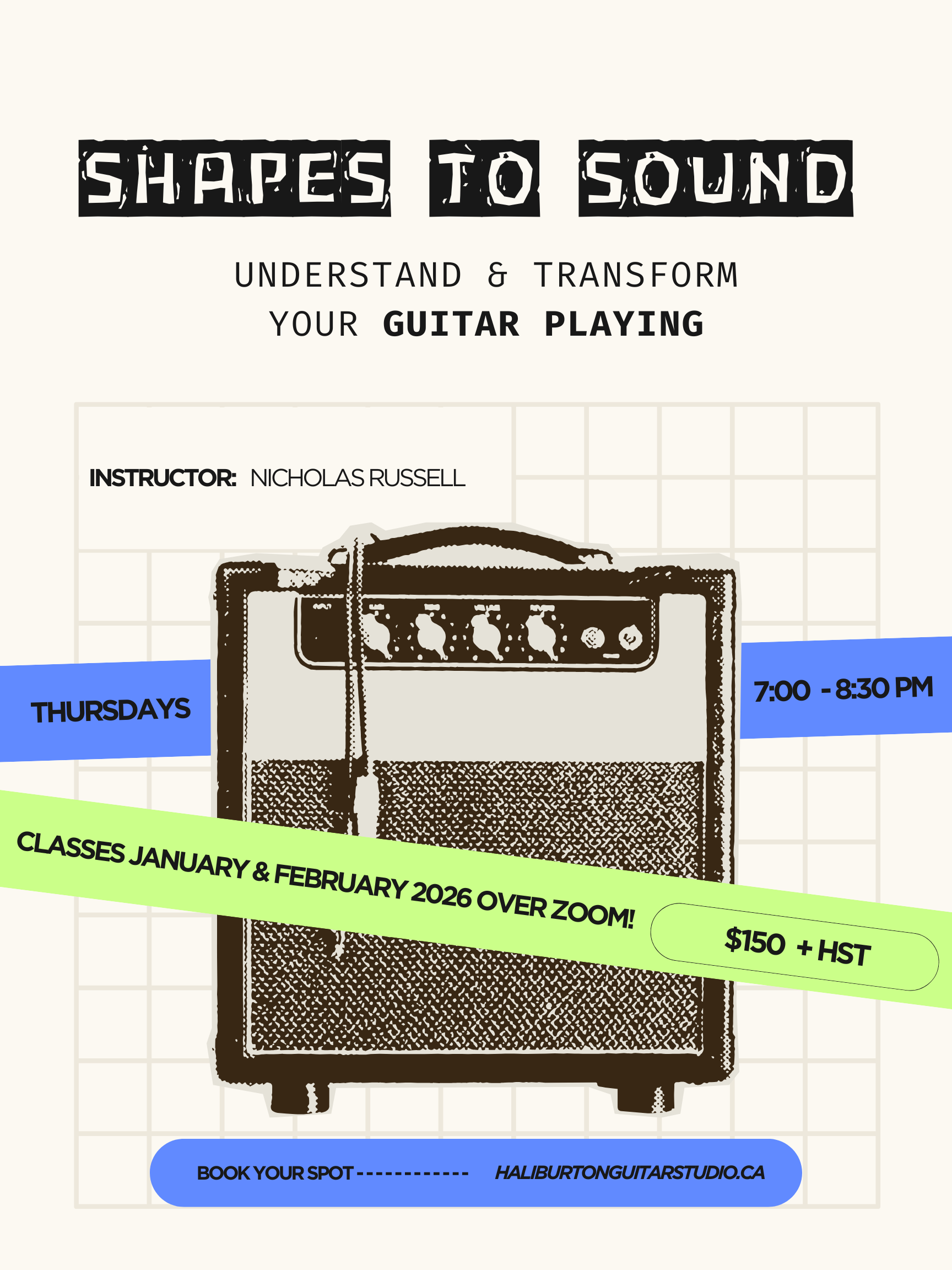 Haliburton Guitar Studio - Course - 2026