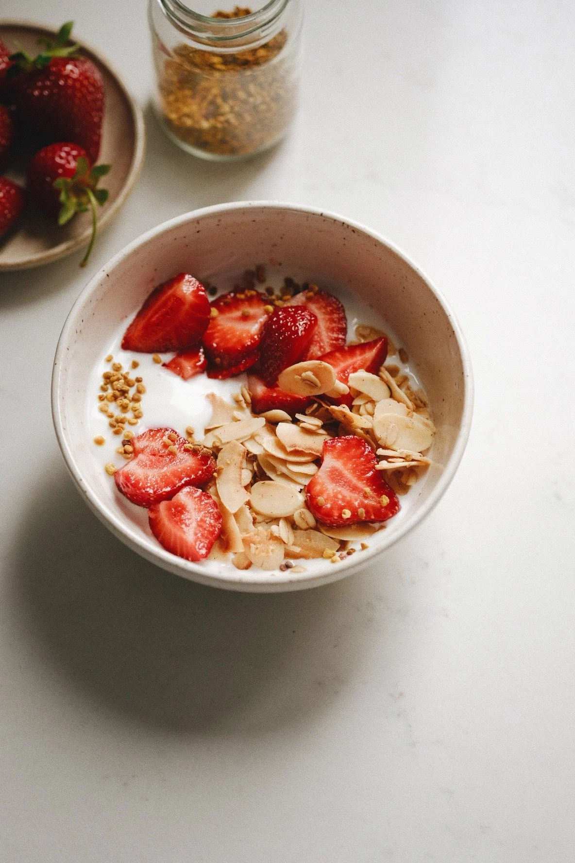 Golden summer granola