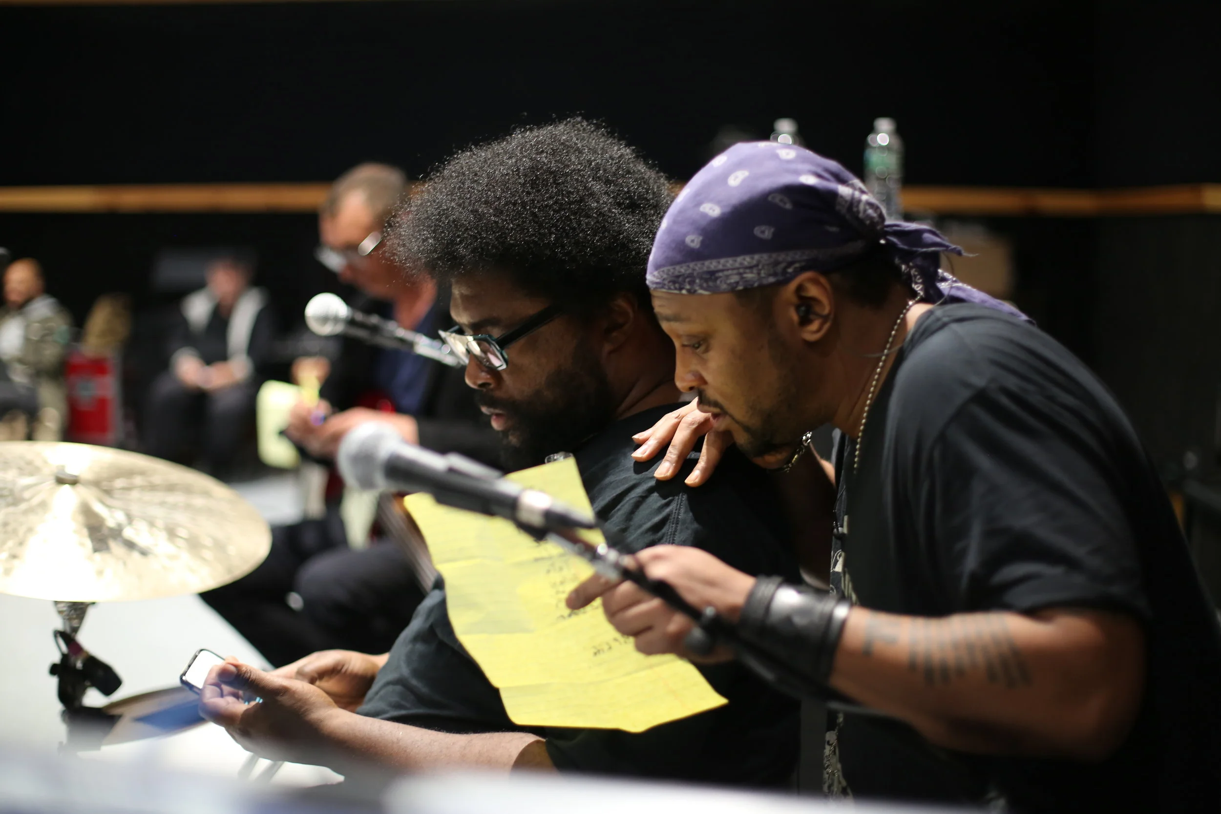 Questlove & D'Angelo. NYC. 2016