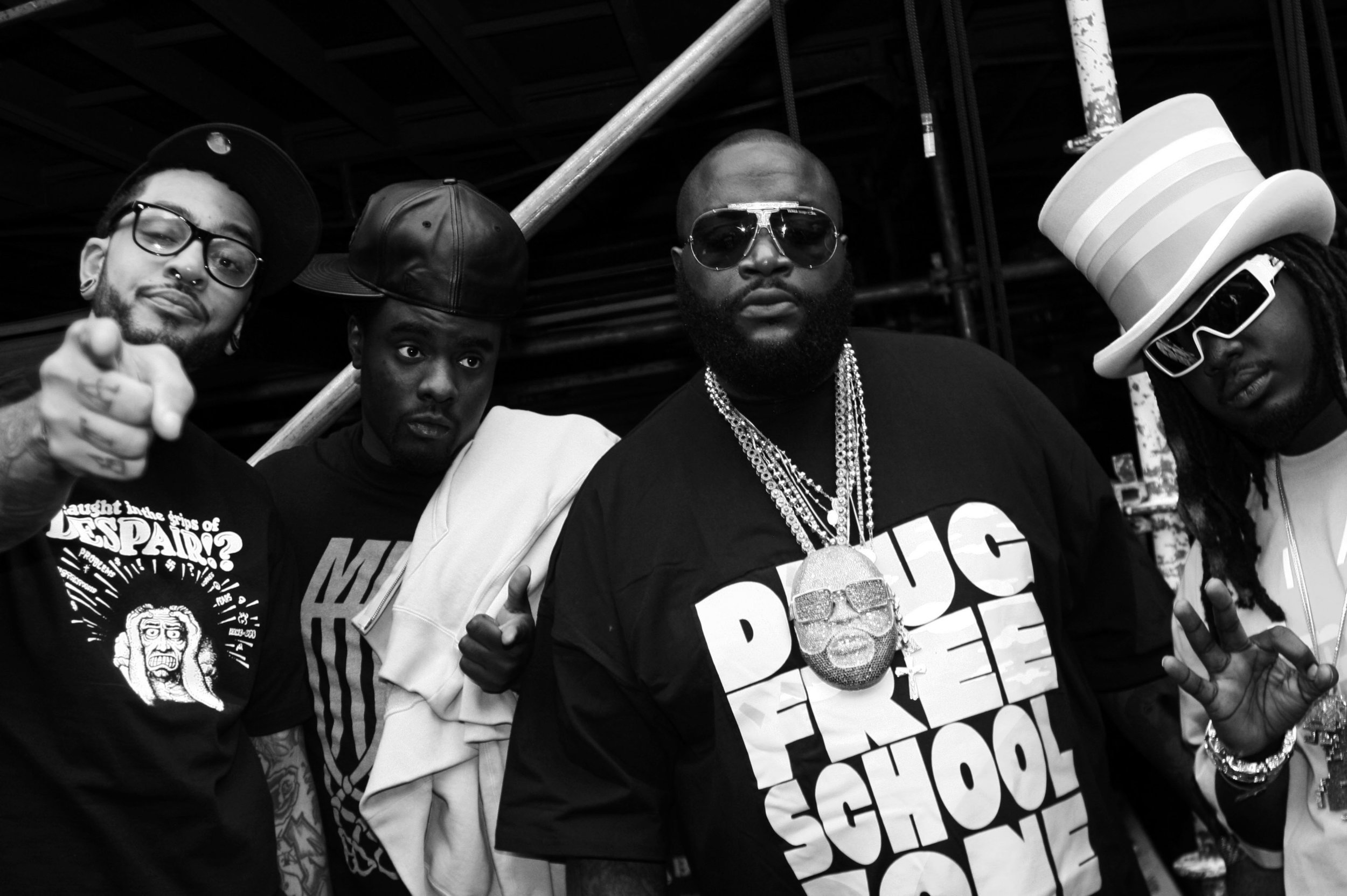 Rick Ross, Wale, T Pain. NJ. 2012