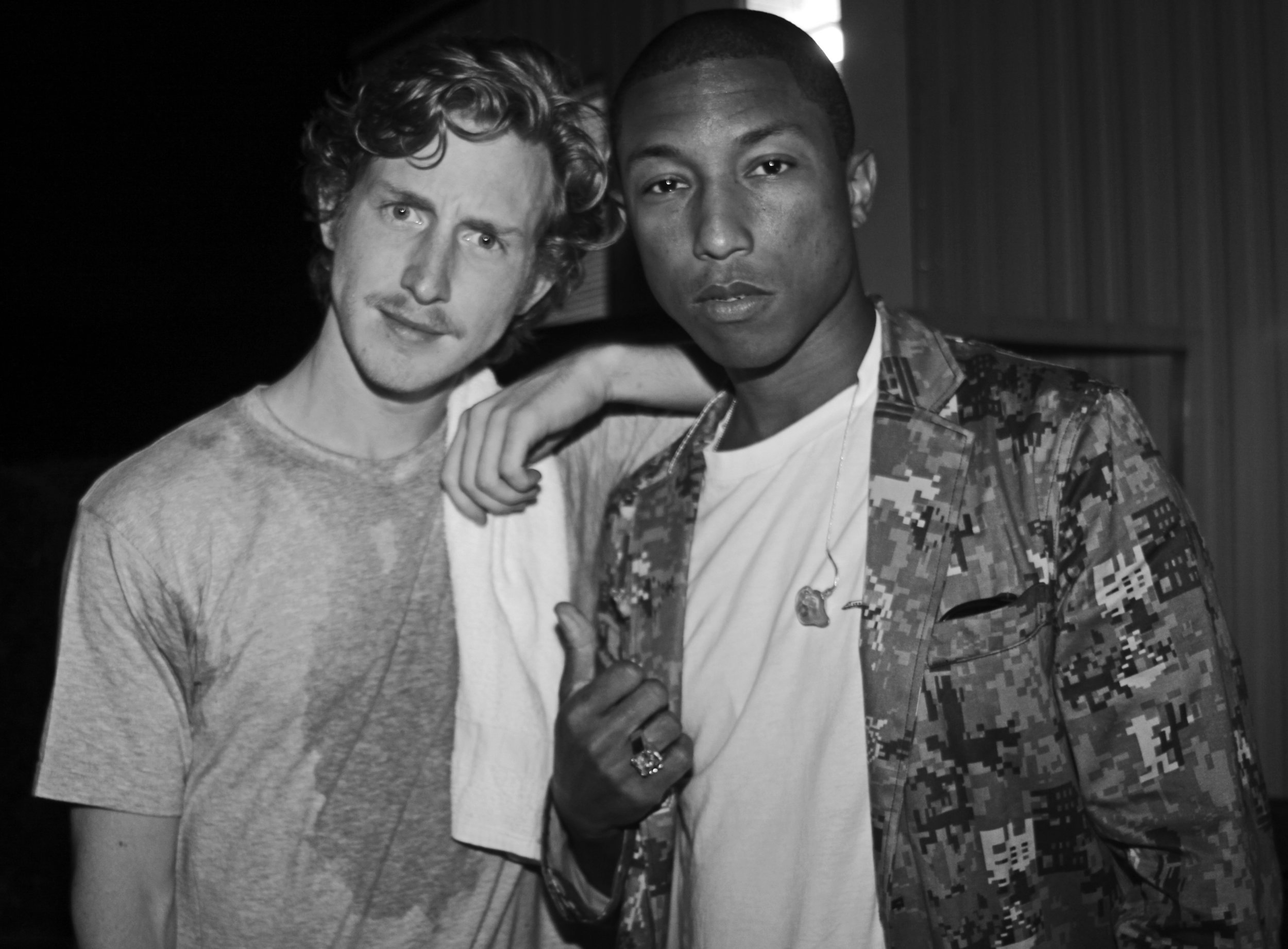 Asher Roth & Pharell. NYC. 2009