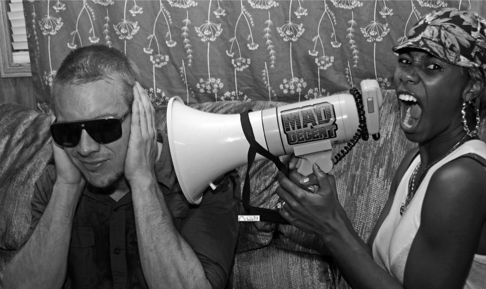 Diplo & Santigold. NYC. 2008