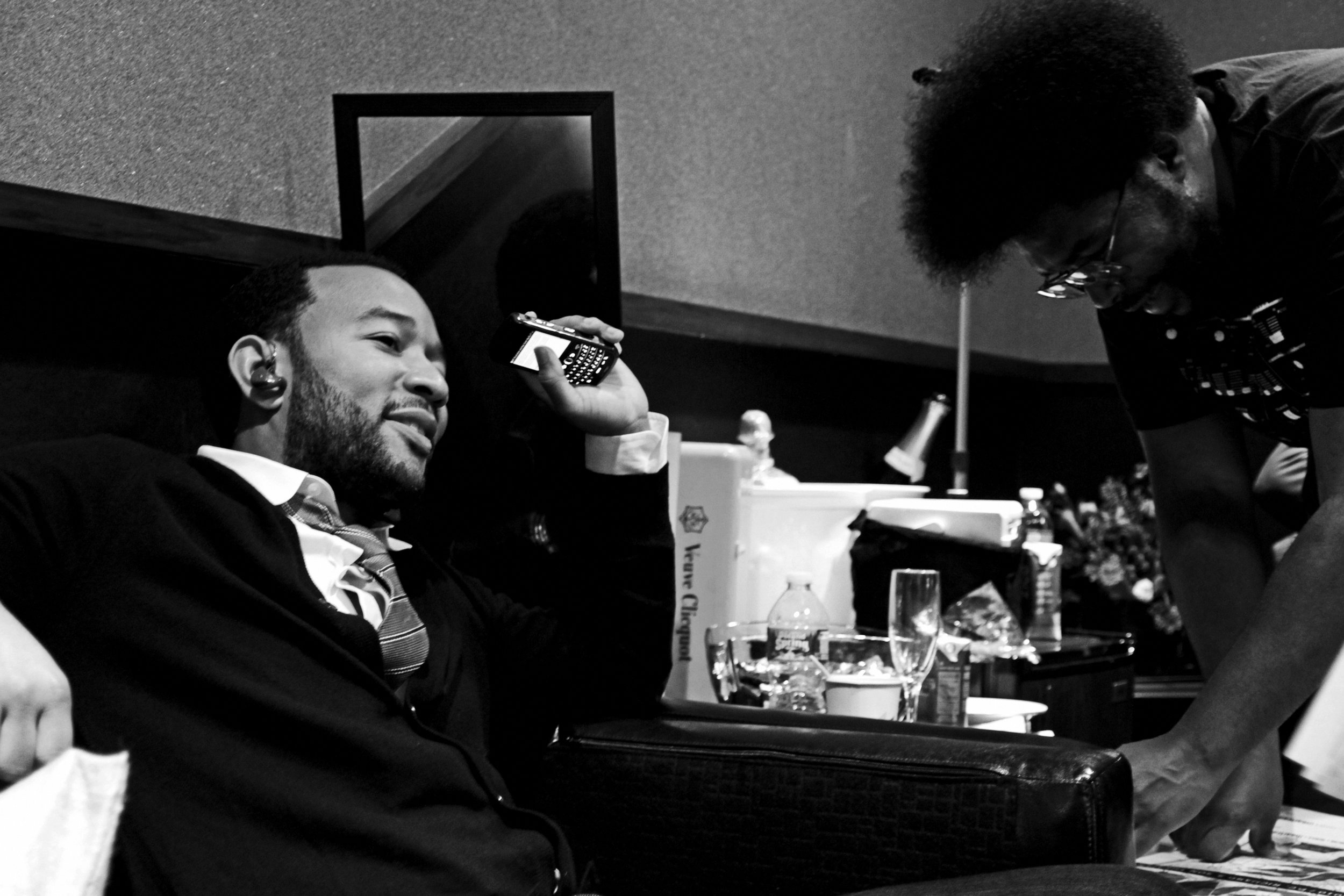 John Legend & Questlove. NYC. 2010