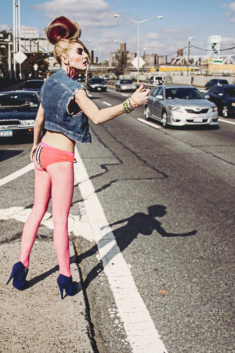 Fashion photo shoot by Mel D. Cole